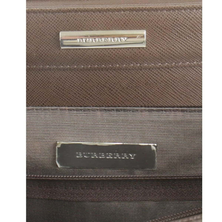 『USED』 
BURBERRY バーバリー 
 ハンドバッグ 
レザー ブラウン