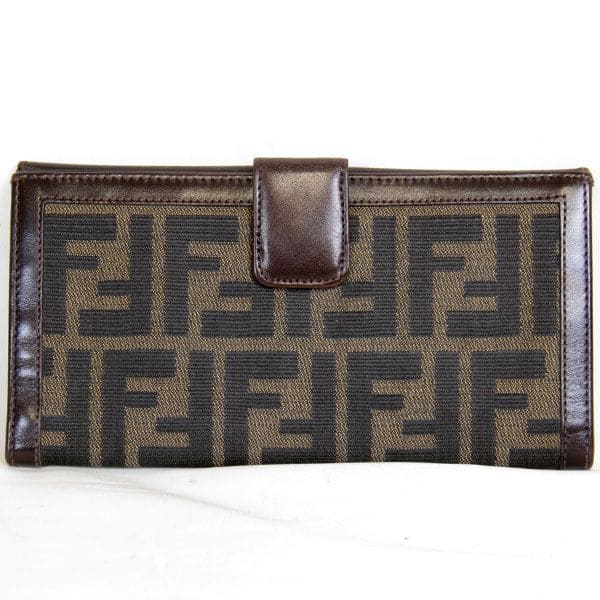 FENDI フェンディ 
 2804－30806 長財布 
キャンバス ブラウン