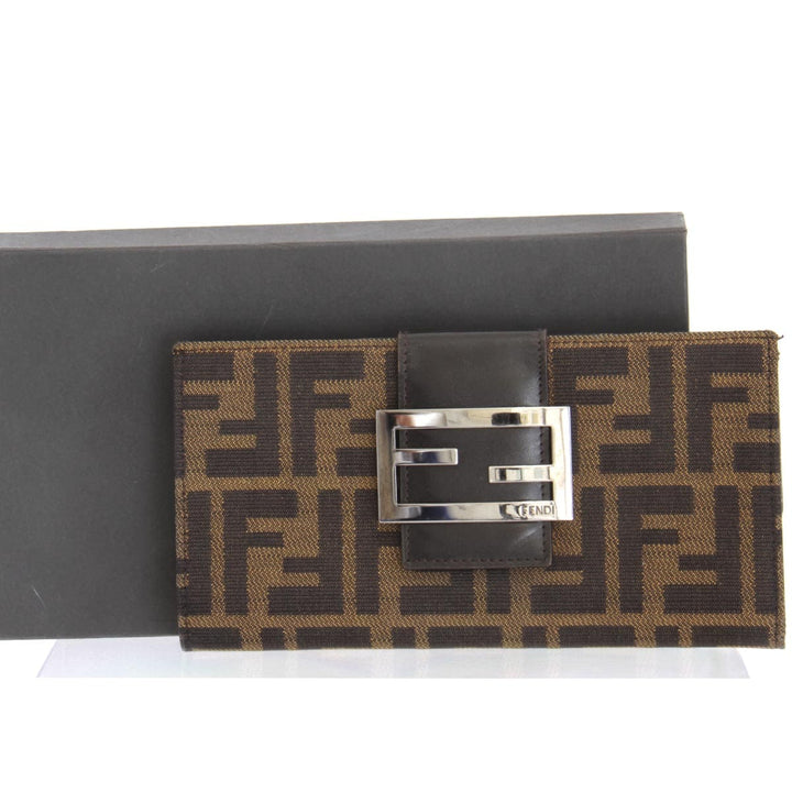『USED』 
FENDI フェンディ 
 長財布 
キャンバス