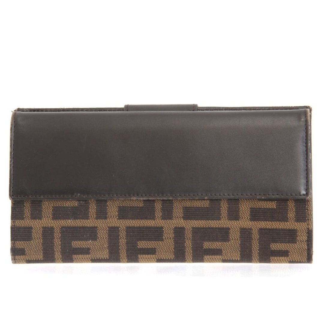 『USED』 
FENDI フェンディ 
 長財布 
キャンバス