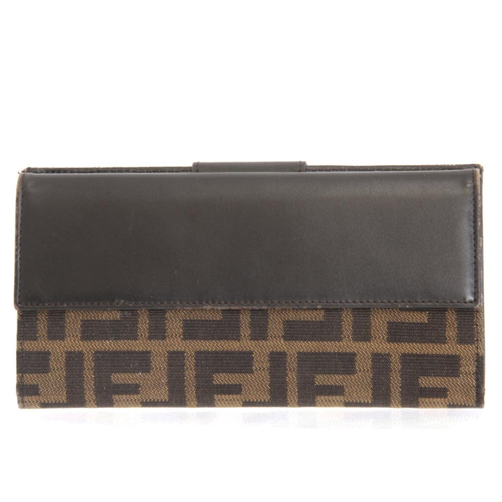 『USED』 
FENDI フェンディ 
 長財布 
キャンバス