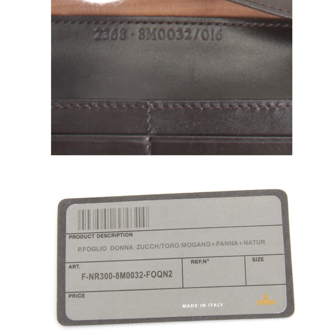 『USED』 
FENDI フェンディ 
 長財布 
キャンバス
