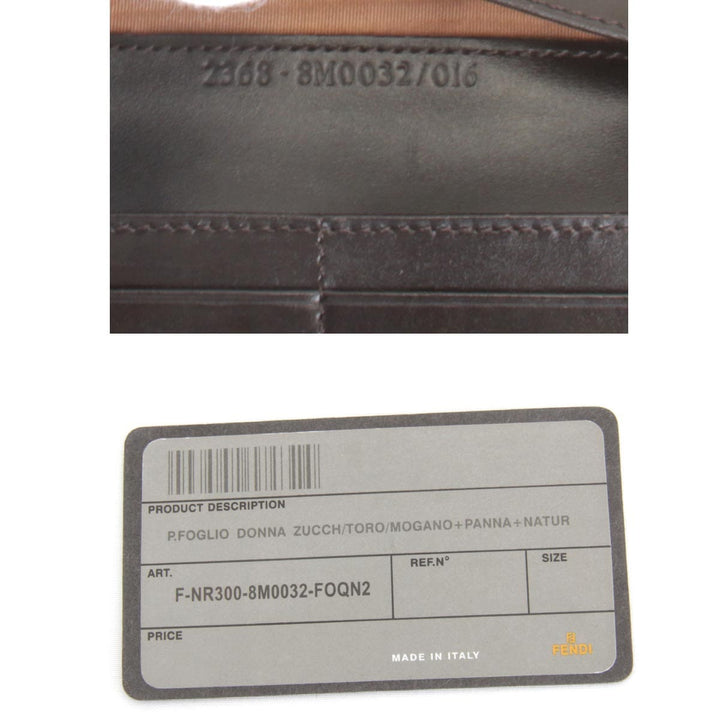 『USED』 
FENDI フェンディ 
 長財布 
キャンバス