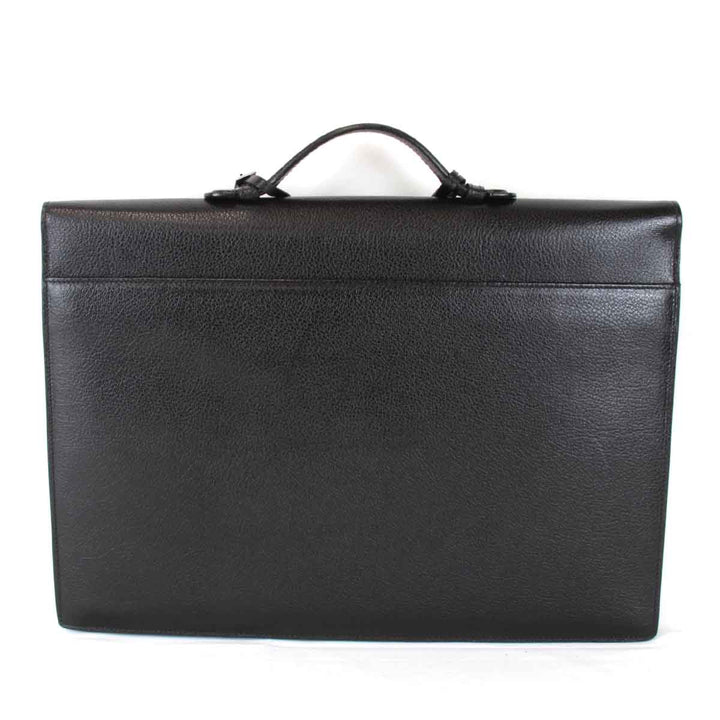 良品『USED』 
Salvatore Ferragamo フェラガモ 
 ビジネスバッグ 
レザー ブラック