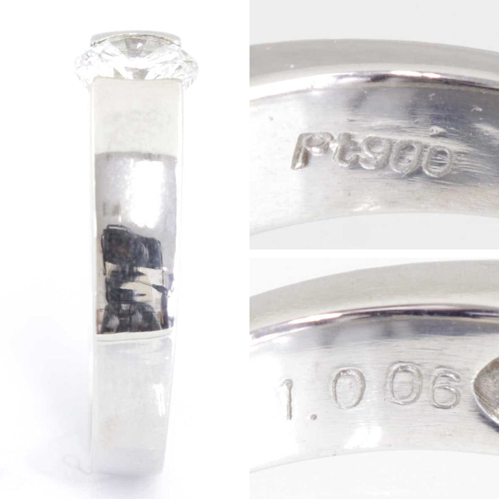 美品『USED』 Pt900 
リング・指輪
 ダイヤモンド 1.006 9.4g