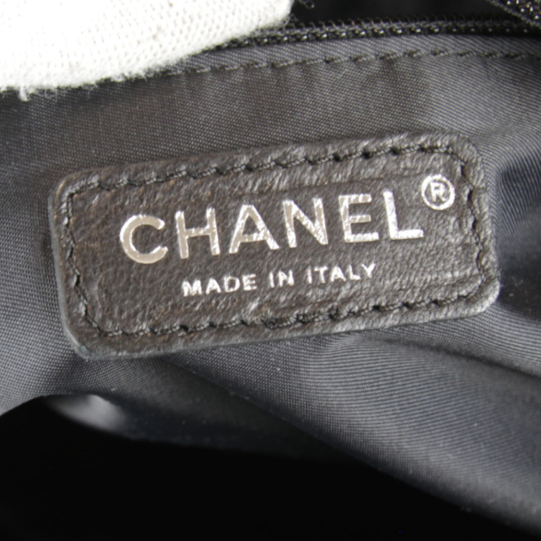 極美品『USED』 
CHANEL シャネル 
 A34210 トートバッグ 
PVC/キャンバス ブラック