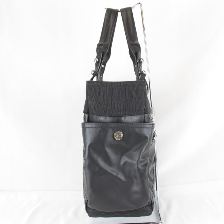 極美品『USED』 
CHANEL シャネル 
 A34210 トートバッグ 
PVC/キャンバス ブラック