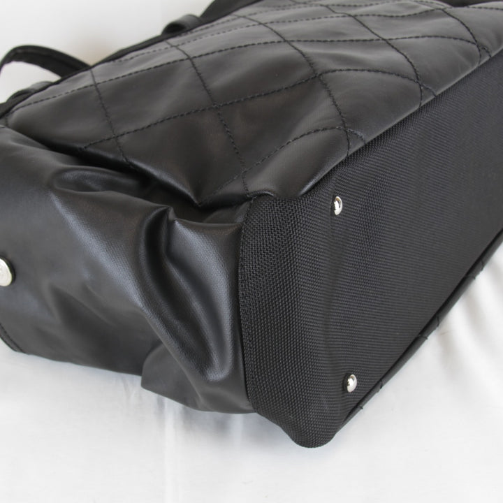 極美品『USED』 
CHANEL シャネル 
 A34210 トートバッグ 
PVC/キャンバス ブラック