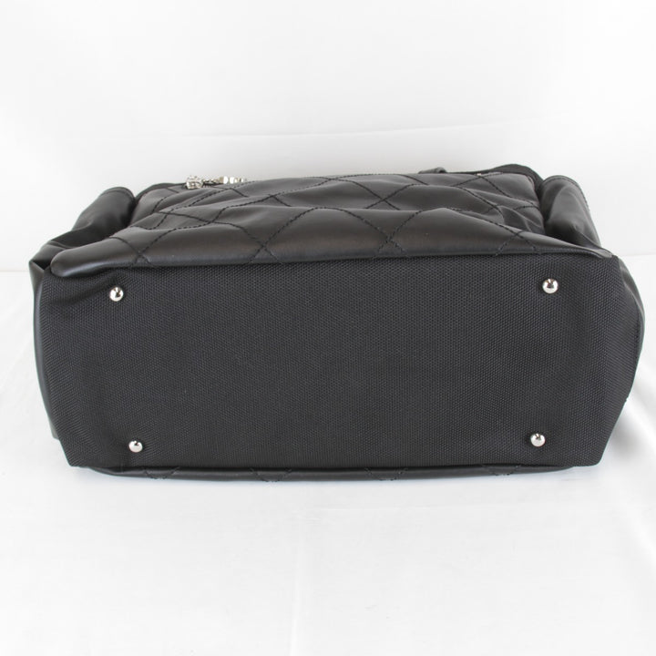 極美品『USED』 
CHANEL シャネル 
 A34210 トートバッグ 
PVC/キャンバス ブラック