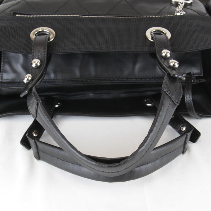 極美品『USED』 
CHANEL シャネル 
 A34210 トートバッグ 
PVC/キャンバス ブラック