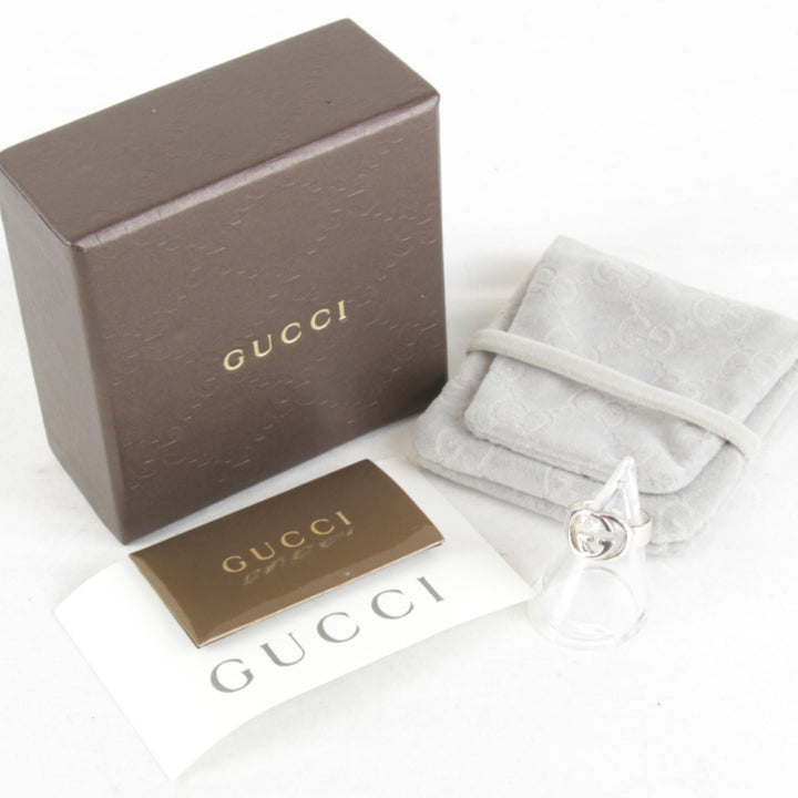 良品『USED』 Ag925 
GUCCI インターロッキングG リング・指輪