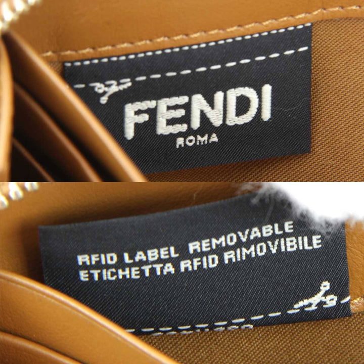 良品『USED』 
FENDI フェンディ 
 バイ ザ ウェイ 長財布 
レザー キャメル
