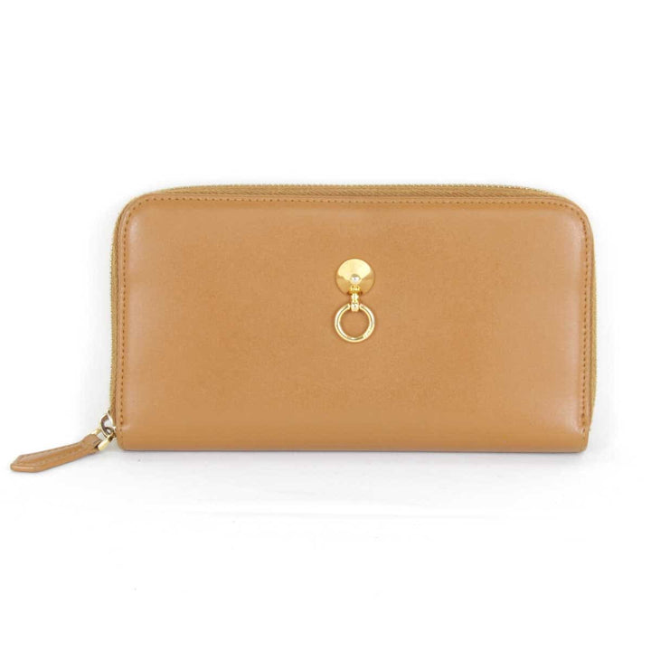 良品『USED』 
FENDI フェンディ 
 バイ ザ ウェイ 長財布 
レザー キャメル