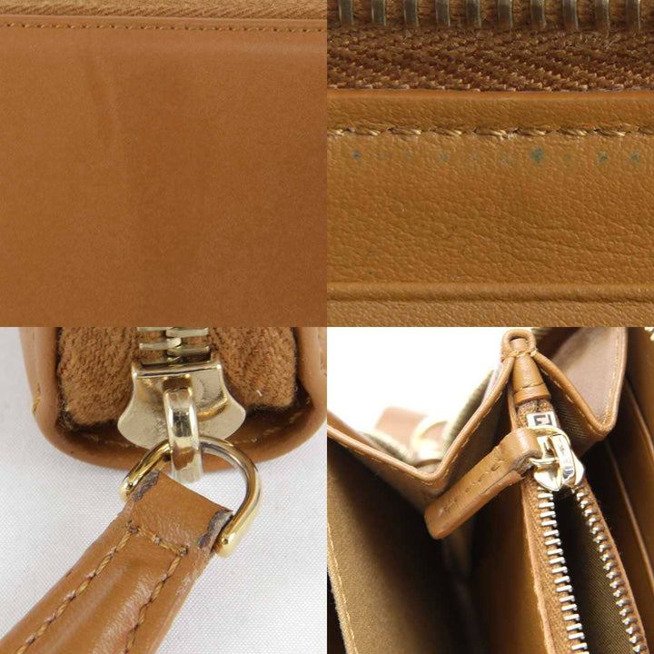 良品『USED』 
FENDI フェンディ 
 バイ ザ ウェイ 長財布 
レザー キャメル