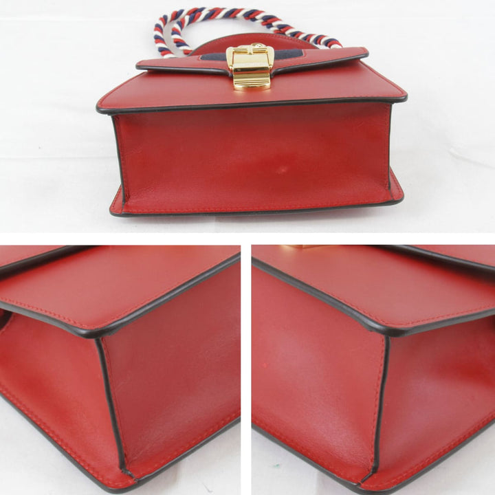 美品『USED』 
GUCCI グッチ 
 シルヴィ 2WAY 470270 ショルダーバッグ 
レザー レッド