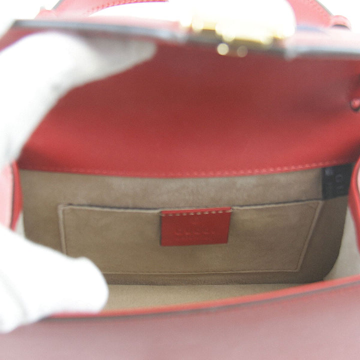 美品『USED』 
GUCCI グッチ 
 シルヴィ 2WAY 470270 ショルダーバッグ 
レザー レッド