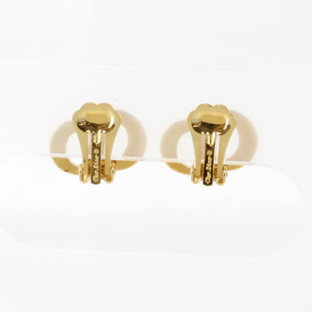 美品『USED』 
Christian Dior ロゴ イヤリング