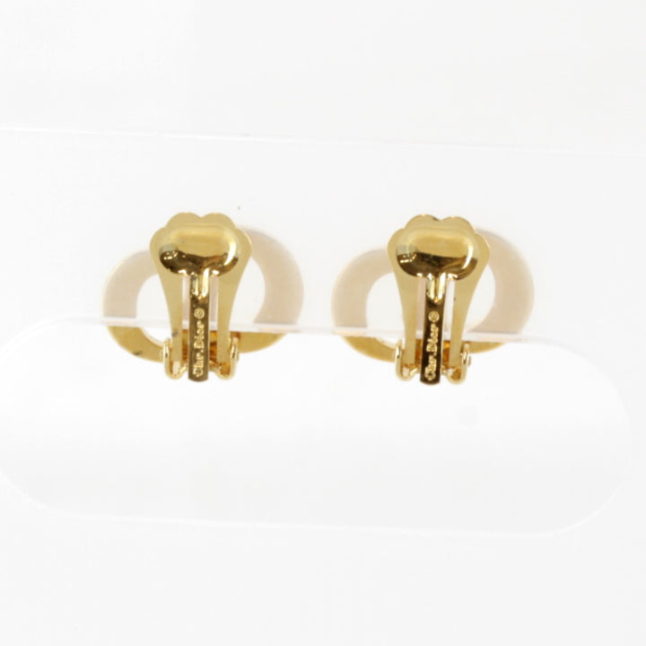 美品『USED』 
Christian Dior ロゴ イヤリング