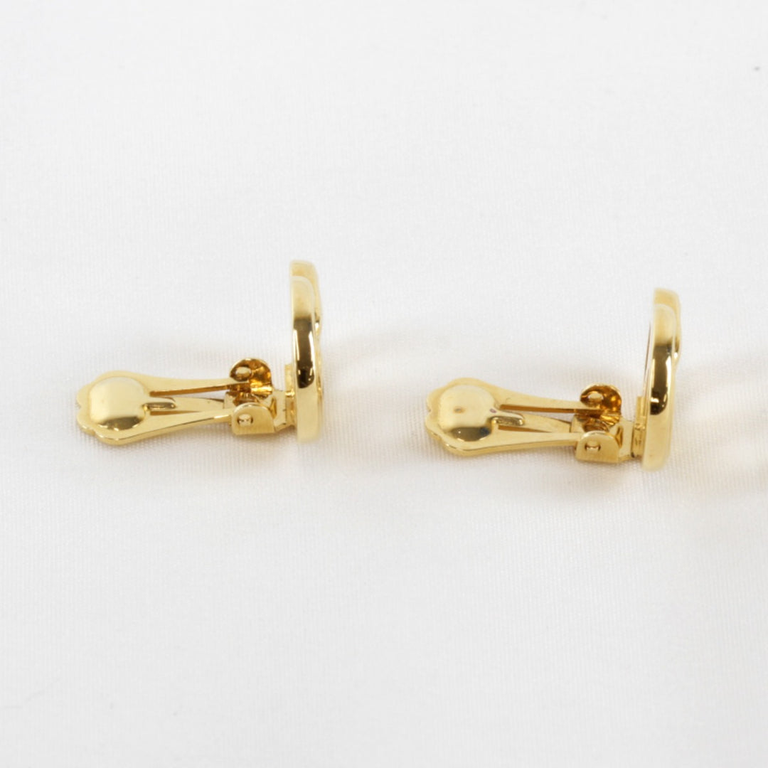 美品『USED』 
Christian Dior ロゴ イヤリング