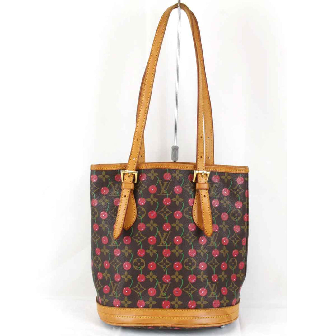『USED』 
LOUIS VUITTON ルイ・ヴィトン 
 チェリーバケット M95012 ショルダーバッグ 
モノグラムキャンバス ブラウン