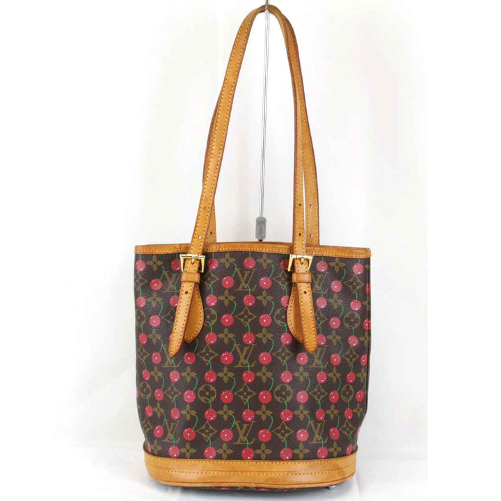 『USED』 
LOUIS VUITTON ルイ・ヴィトン 
 チェリーバケット M95012 ショルダーバッグ 
モノグラムキャンバス ブラウン