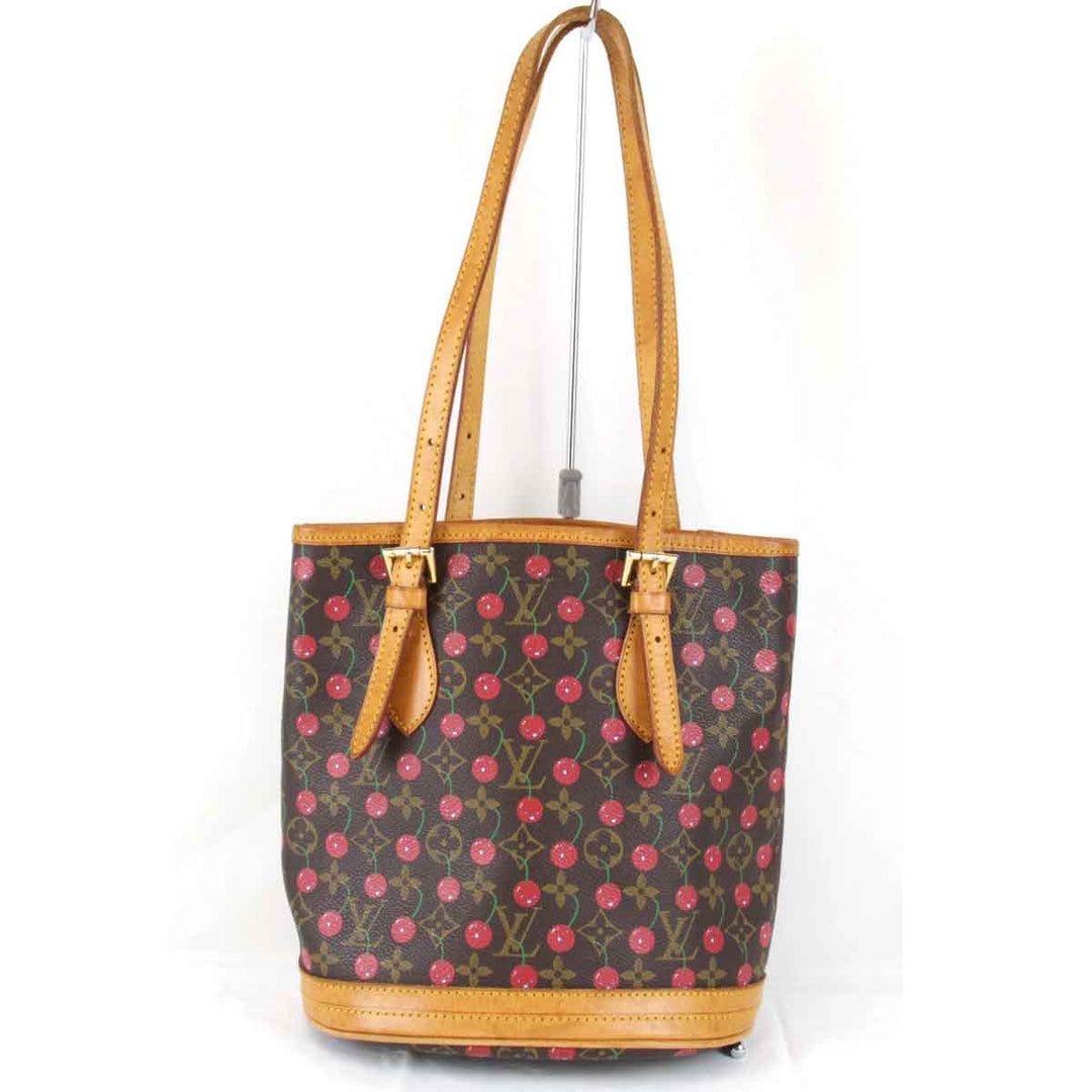 『USED』 
LOUIS VUITTON ルイ・ヴィトン 
 チェリーバケット M95012 ショルダーバッグ 
モノグラムキャンバス ブラウン