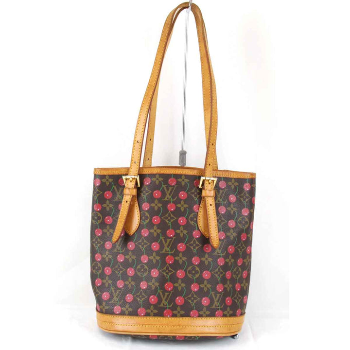『USED』 
LOUIS VUITTON ルイ・ヴィトン 
 チェリーバケット M95012 ショルダーバッグ 
モノグラムキャンバス ブラウン