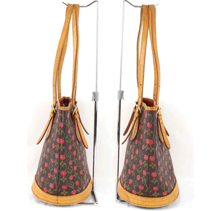 『USED』 
LOUIS VUITTON ルイ・ヴィトン 
 チェリーバケット M95012 ショルダーバッグ 
モノグラムキャンバス ブラウン