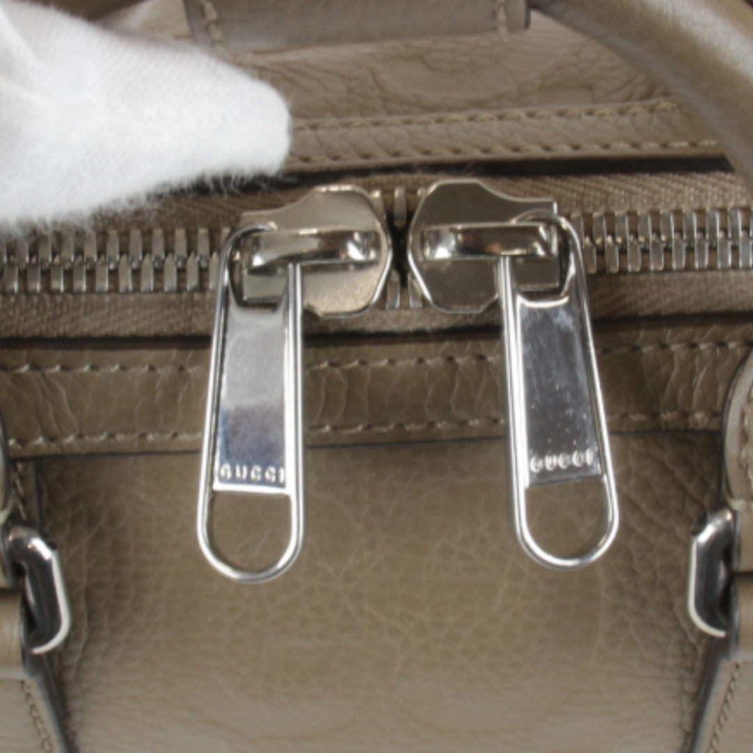 【価格改定】美品『USED』 
GUCCI グッチ 
 ジャンボGG ミニダッフル ハンドバッグ 725292.498025 ハンドバッグ 
レザー ベージュ