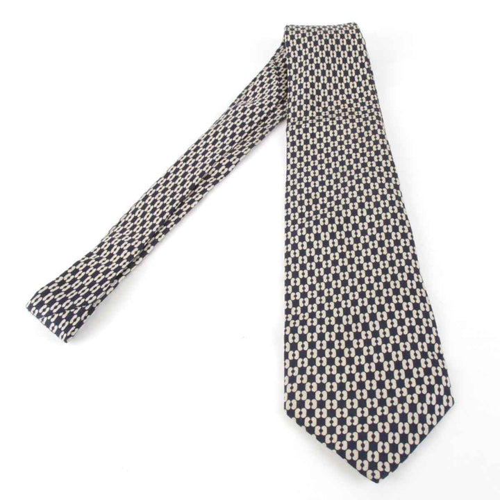 『USED』 
GUCCI グッチ 
 ネクタイ 
シルク ネイビー