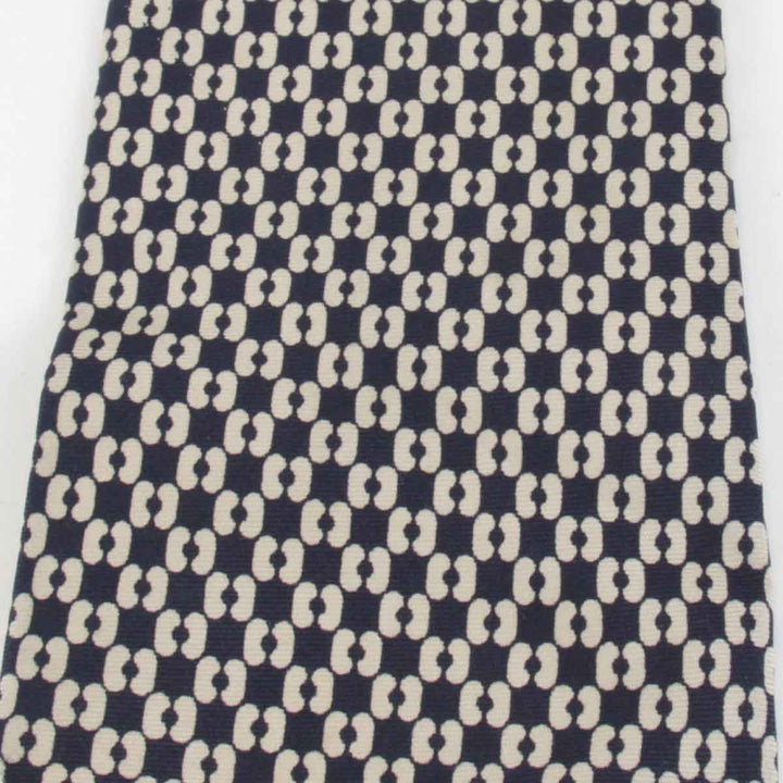 『USED』 
GUCCI グッチ 
 ネクタイ 
シルク ネイビー