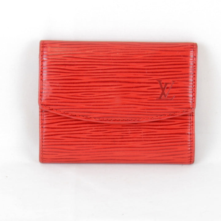 『USED』 
LOUIS VUITTON ルイ・ヴィトン 
 ポルトモネサーンプル M63417 コインケース 
エピレザー レッド