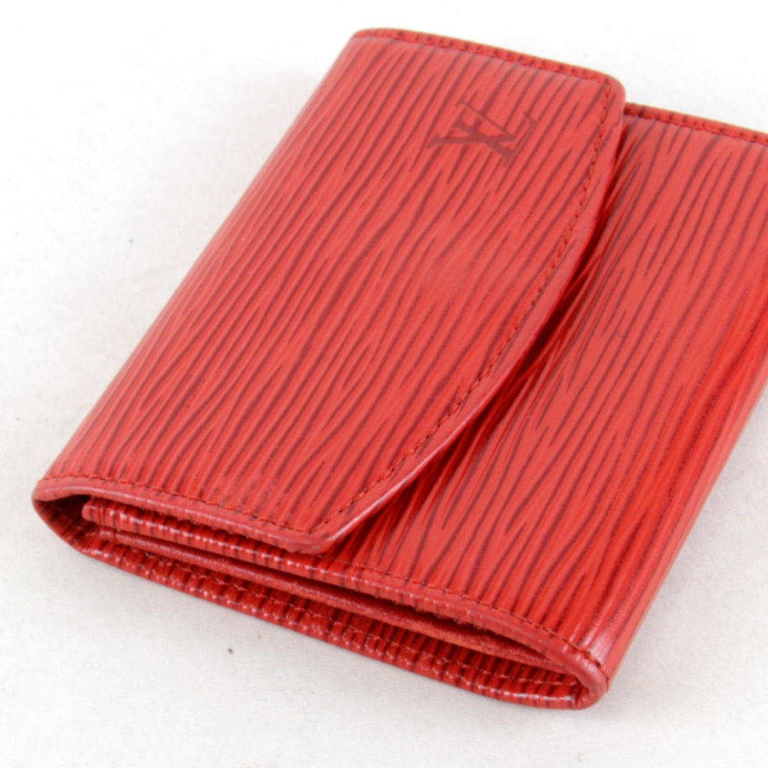 『USED』 
LOUIS VUITTON ルイ・ヴィトン 
 ポルトモネサーンプル M63417 コインケース 
エピレザー レッド