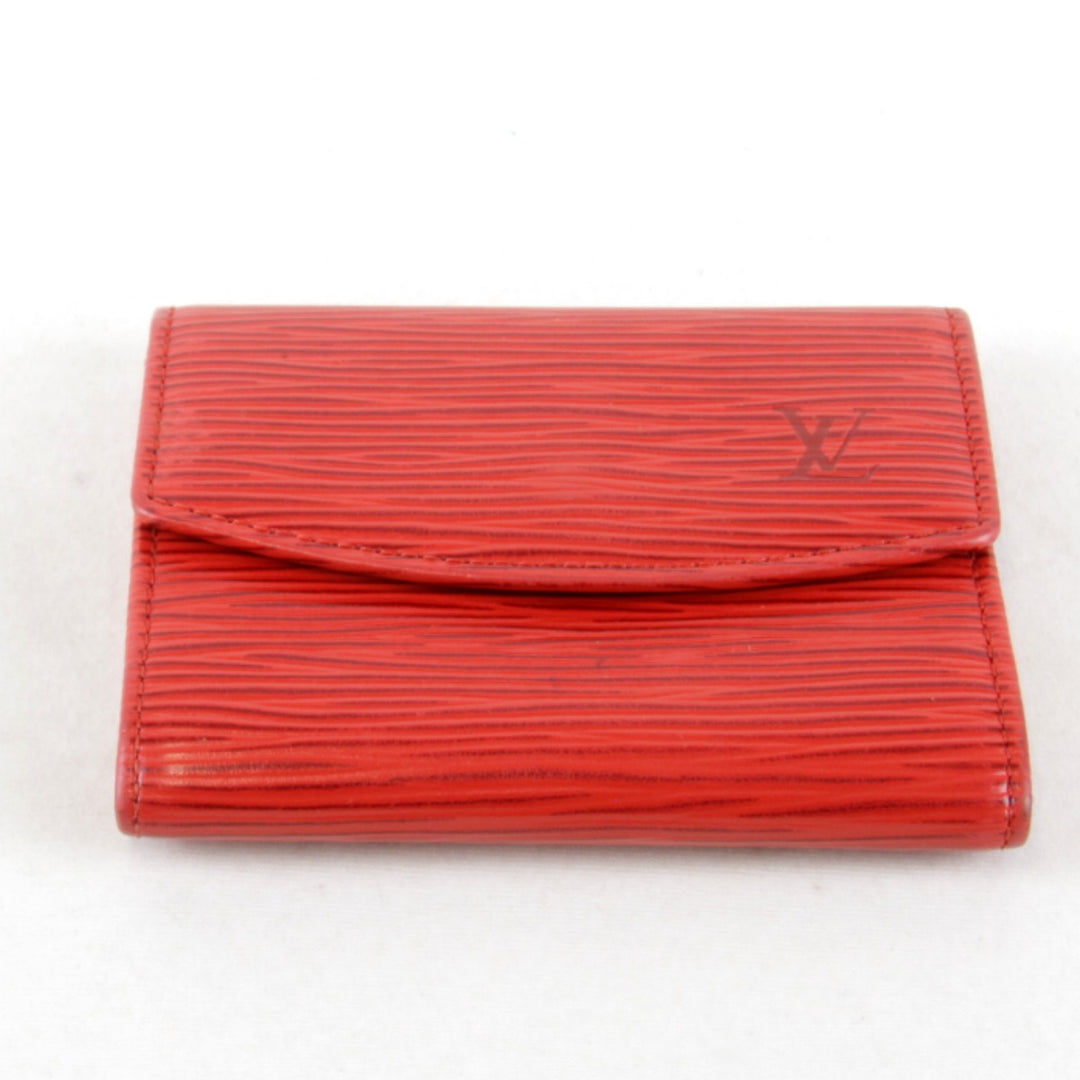 『USED』 
LOUIS VUITTON ルイ・ヴィトン 
 ポルトモネサーンプル M63417 コインケース 
エピレザー レッド