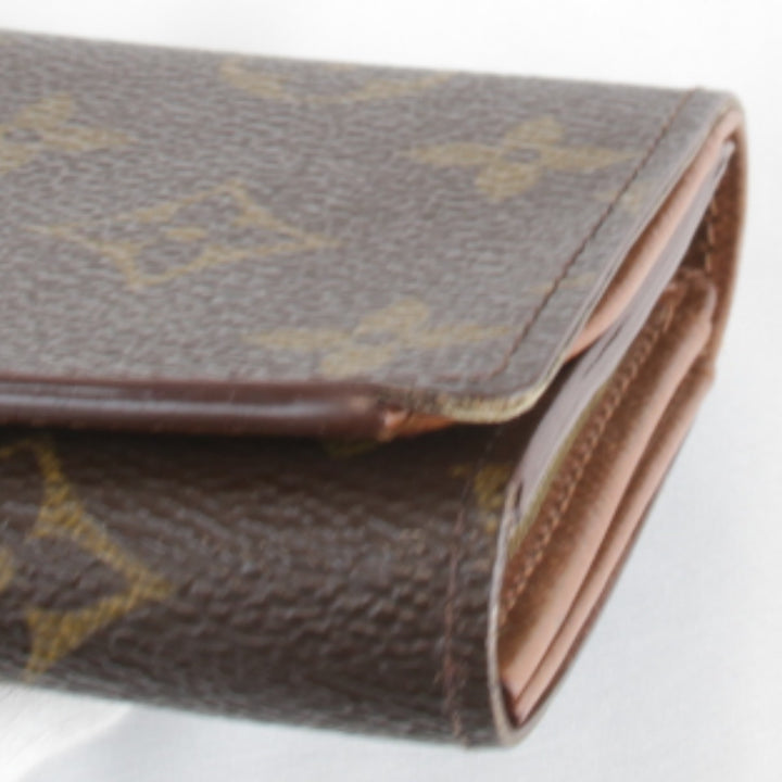 『USED』 
LOUIS VUITTON ルイ・ヴィトン 
 ポルトモネビエトレゾール M61730 二つ折り財布 
モノグラムキャンバス モノグラム