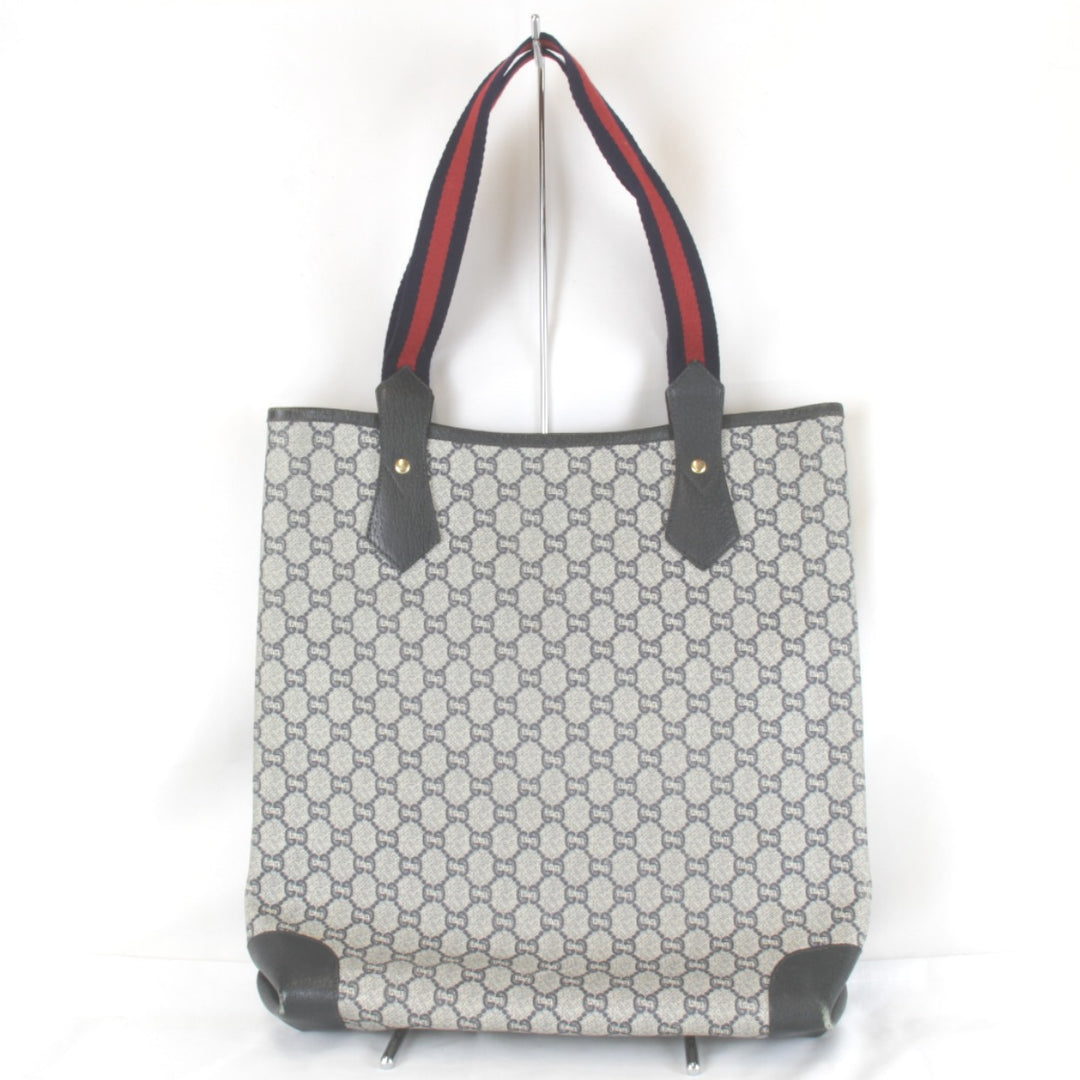 【価格改定】『USED』 
GUCCI グッチ 
 シェリーライントート トートバッグ 
GGプラス ネイビー