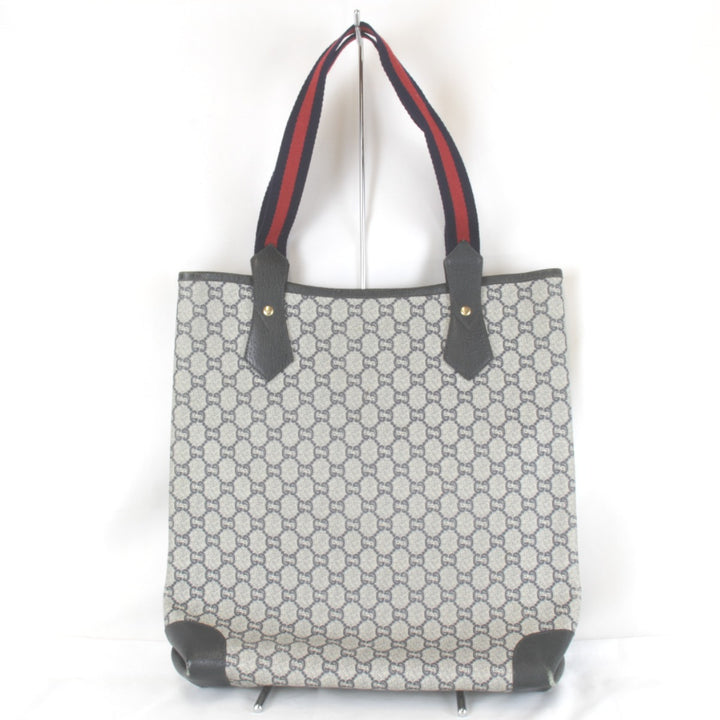 【価格改定】『USED』 
GUCCI グッチ 
 シェリーライントート トートバッグ 
GGプラス ネイビー