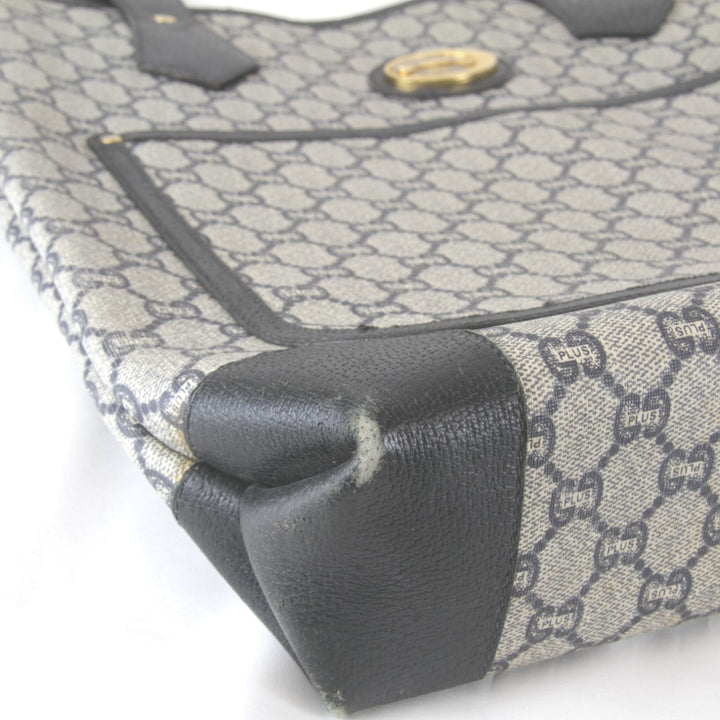 【価格改定】『USED』 
GUCCI グッチ 
 シェリーライントート トートバッグ 
GGプラス ネイビー