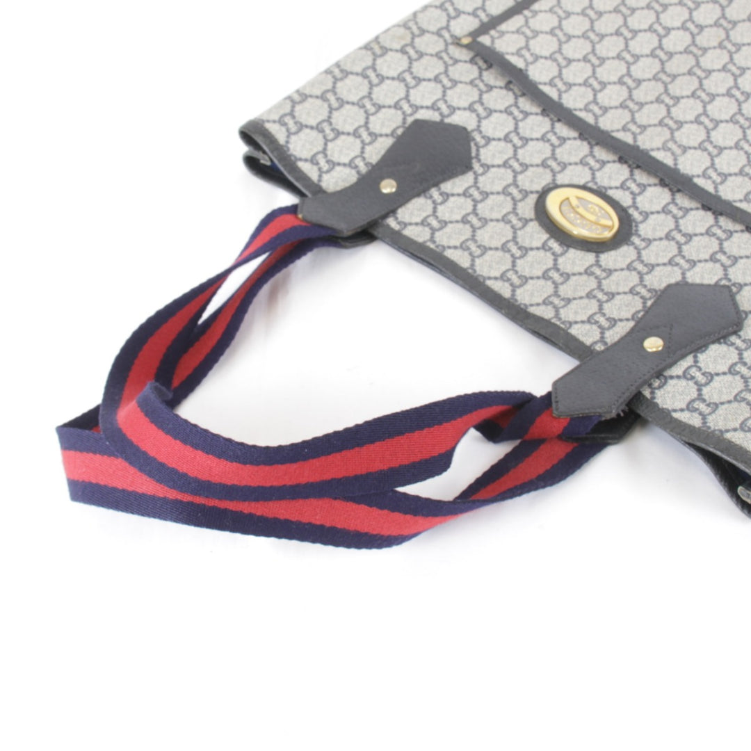 【価格改定】『USED』 
GUCCI グッチ 
 シェリーライントート トートバッグ 
GGプラス ネイビー