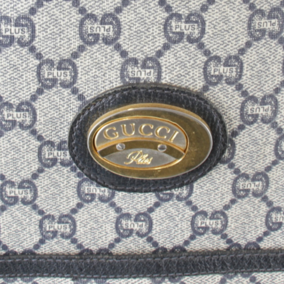 【価格改定】『USED』 
GUCCI グッチ 
 シェリーライントート トートバッグ 
GGプラス ネイビー