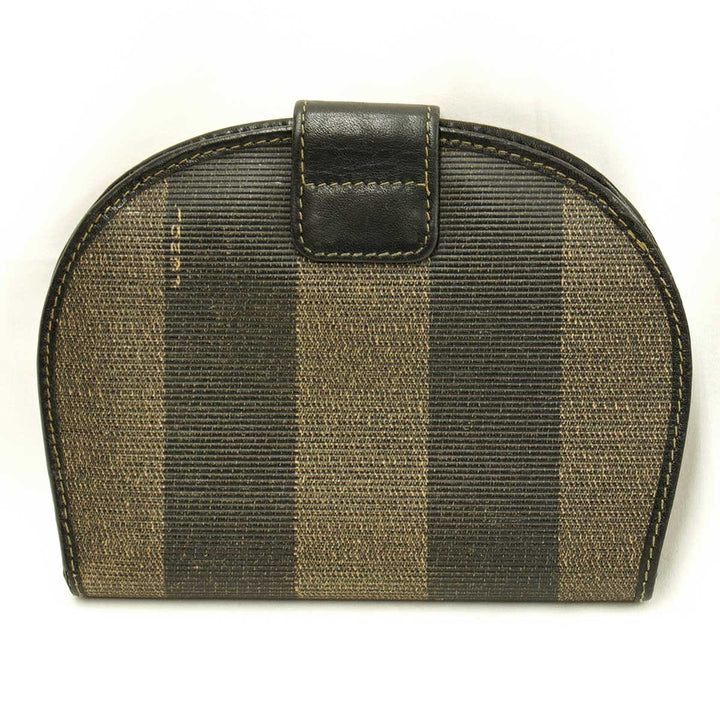 『USED』 
FENDI フェンディ 
 ペカン財布 財布 
レザー カーキ