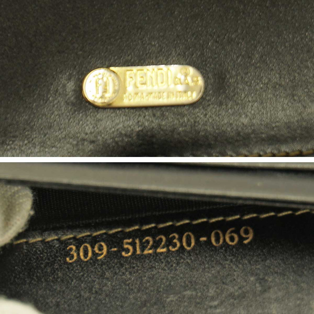 『USED』 
FENDI フェンディ 
 ペカン財布 財布 
レザー カーキ
