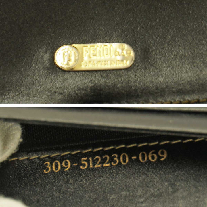 『USED』 
FENDI フェンディ 
 ペカン財布 財布 
レザー カーキ
