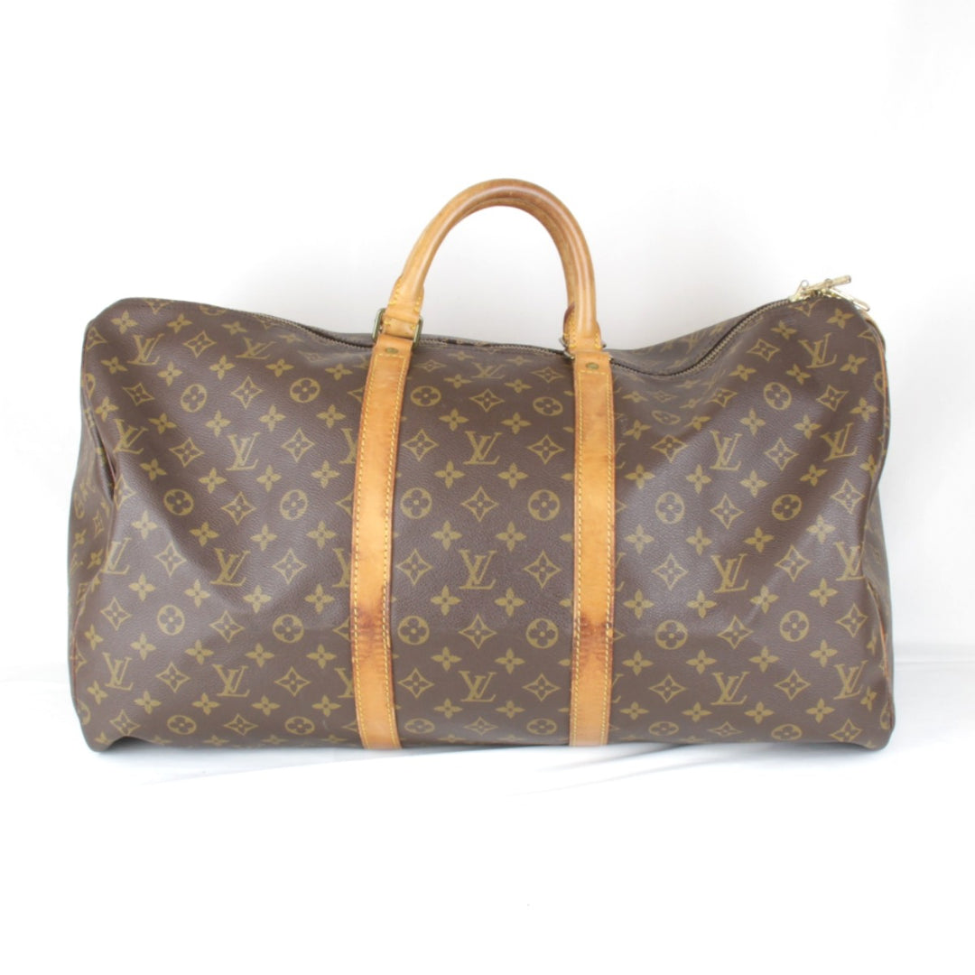 一部難あり『USED』 
LOUIS VUITTON ルイ・ヴィトン 
 M41424 ボストンバッグ 
モノグラムキャンバス ブラウン