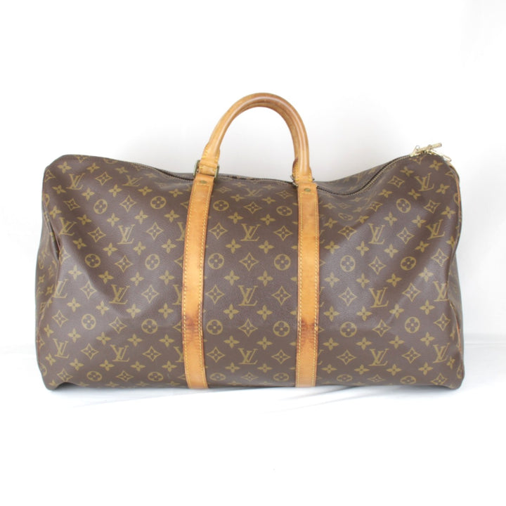 一部難あり『USED』 
LOUIS VUITTON ルイ・ヴィトン 
 M41424 ボストンバッグ 
モノグラムキャンバス ブラウン