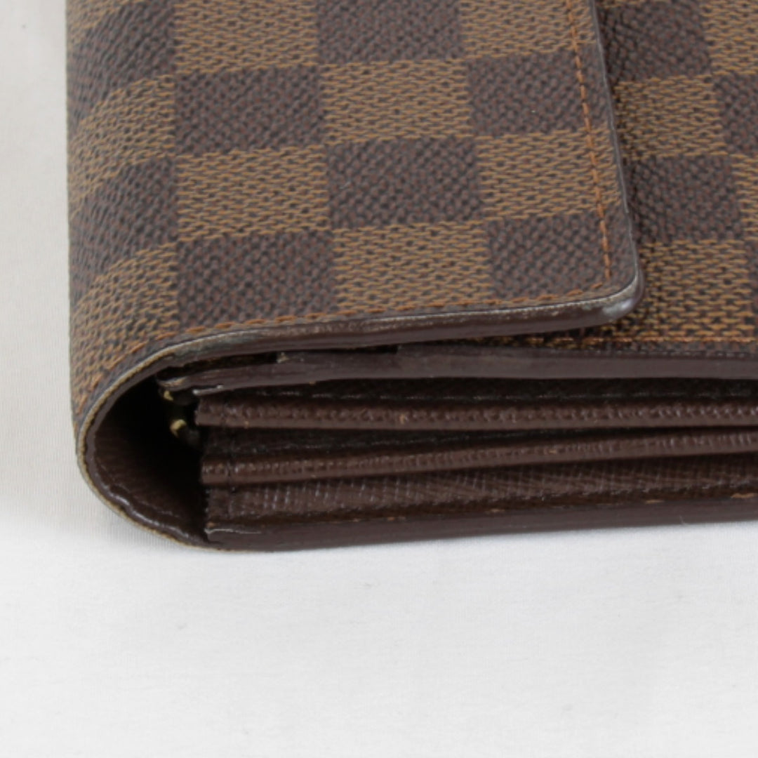 『USED』 
LOUIS VUITTON ルイ・ヴィトン 
 ポルトフォイユ・サラ N61734 長財布 
ダミエキャンバス ブラウン