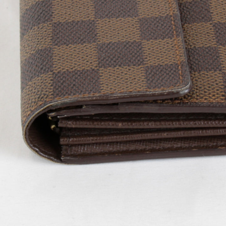 『USED』 
LOUIS VUITTON ルイ・ヴィトン 
 ポルトフォイユ・サラ N61734 長財布 
ダミエキャンバス ブラウン