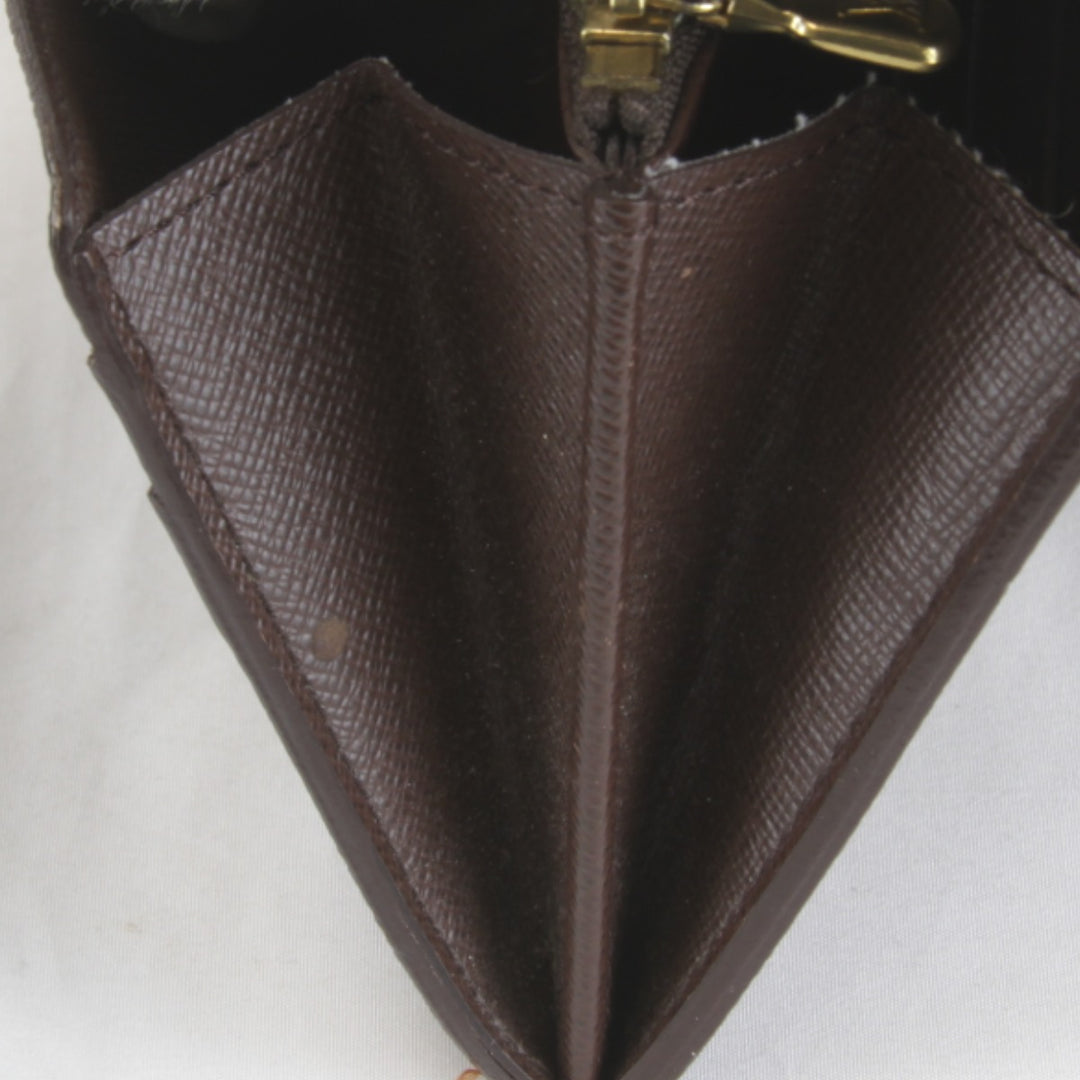 『USED』 
LOUIS VUITTON ルイ・ヴィトン 
 ポルトフォイユ・サラ N61734 長財布 
ダミエキャンバス ブラウン