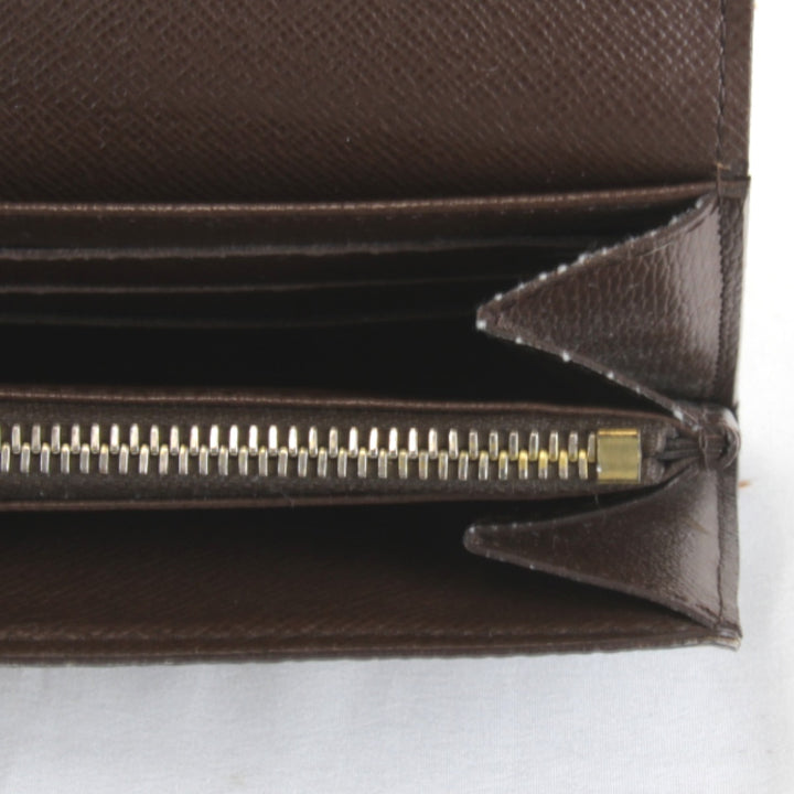 『USED』 
LOUIS VUITTON ルイ・ヴィトン 
 ポルトフォイユ・サラ N61734 長財布 
ダミエキャンバス ブラウン
