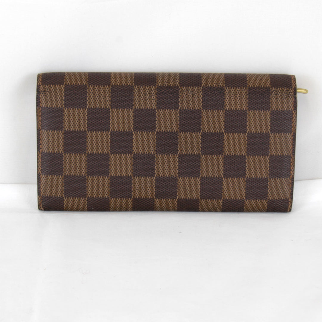 『USED』 
LOUIS VUITTON ルイ・ヴィトン 
 ポルトフォイユ・サラ N61734 長財布 
ダミエキャンバス ブラウン
